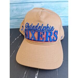 Men's '47 Tan Philadelphia 76ers Barnes Hitch Adjustable Hat
